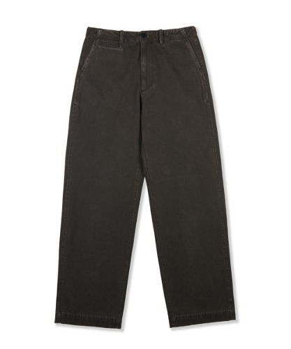 [퍼렌] 23AW chino trousers_charcoal brown
