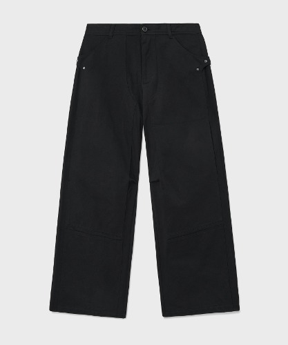 [노운] utility carpenter pants (black)