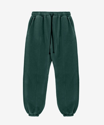 [디프리크] Washed Sweatpants - Forest Green